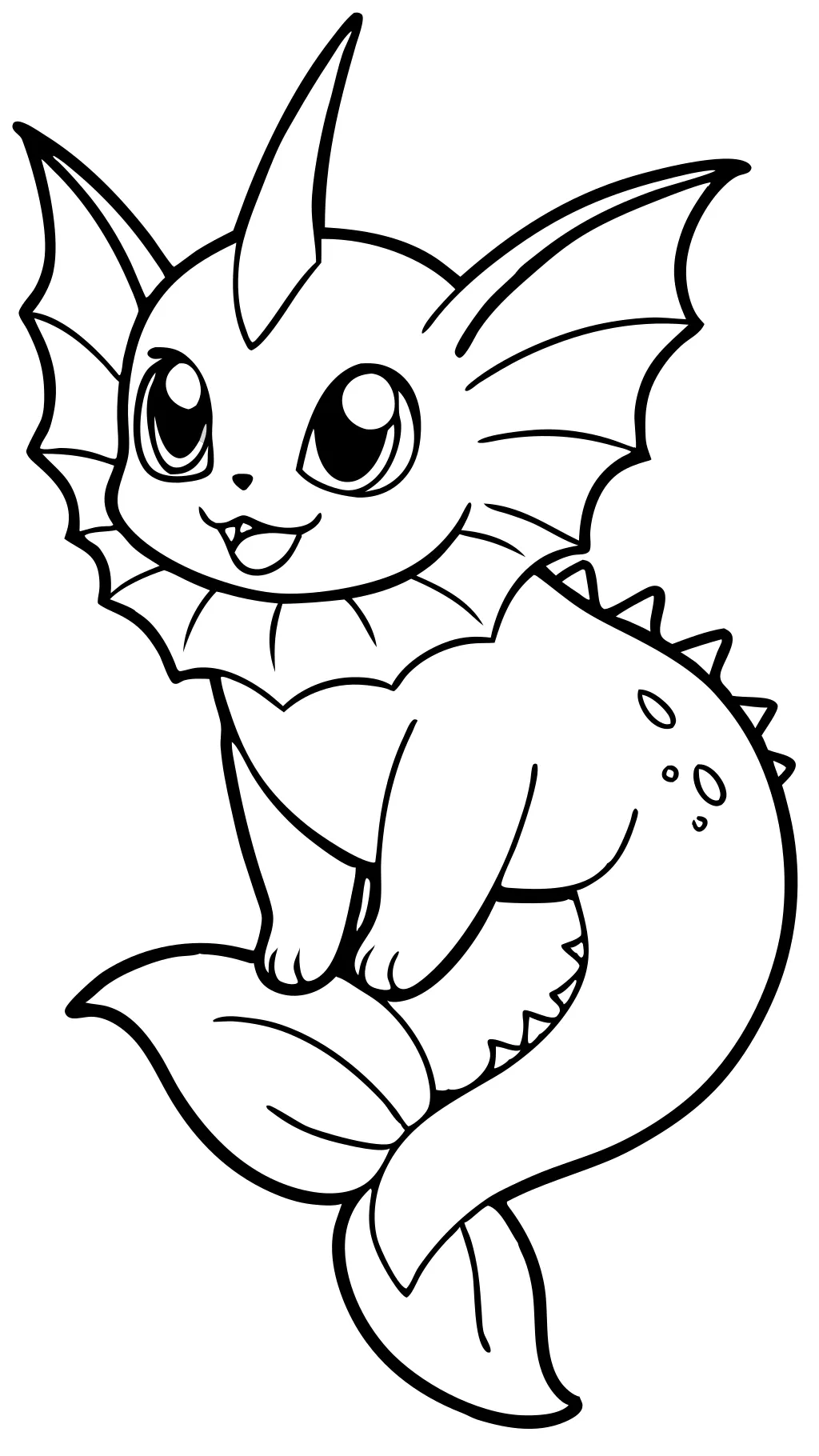 Páginas para colorear de Vaporeon